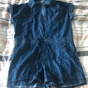 Brand New Jean Romper
